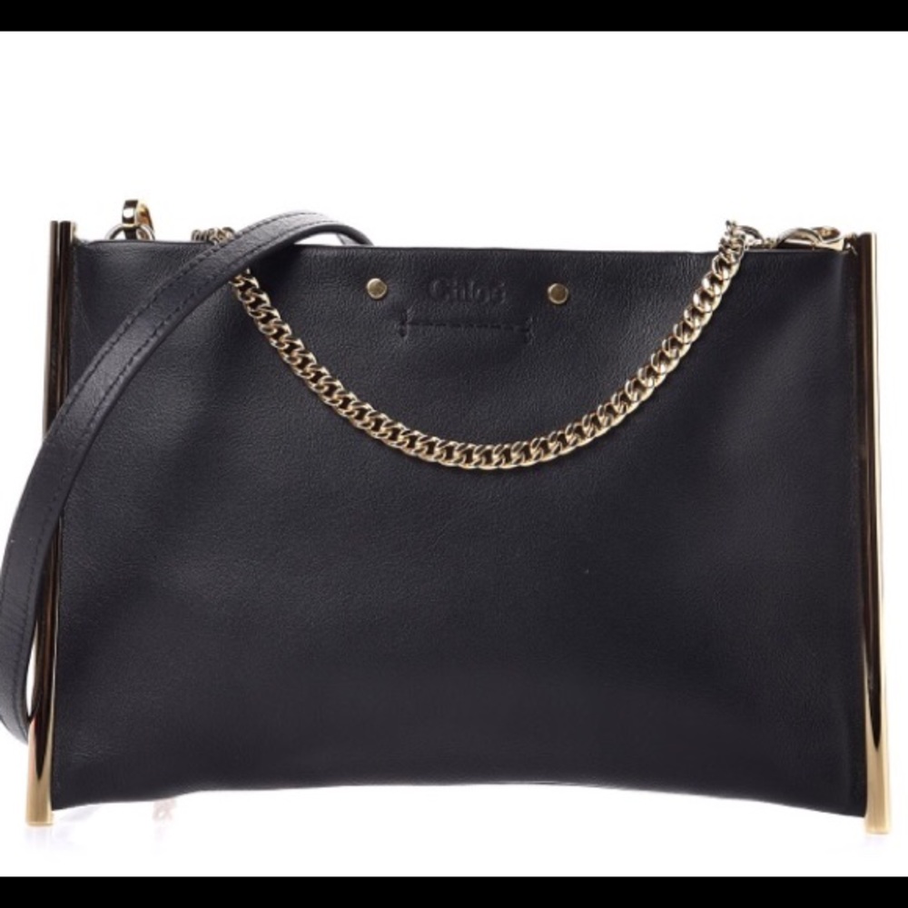 NWT Chloe Roy calf skin crossbody clutch
